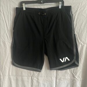 Black RVCA Athletic Shorts